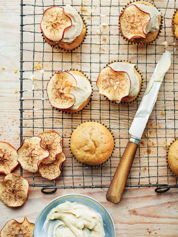 Foto van Cupcakes met appel en ahornsiroop door WW