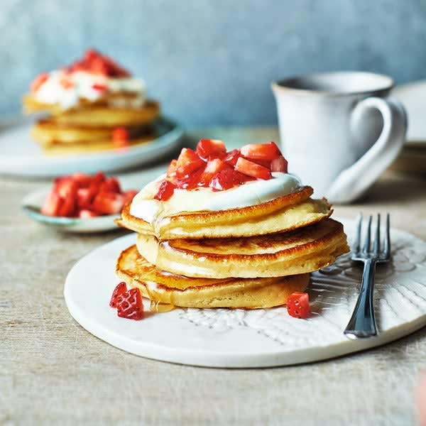 Photo de Pancakes de haricots aux fraises prise par WW