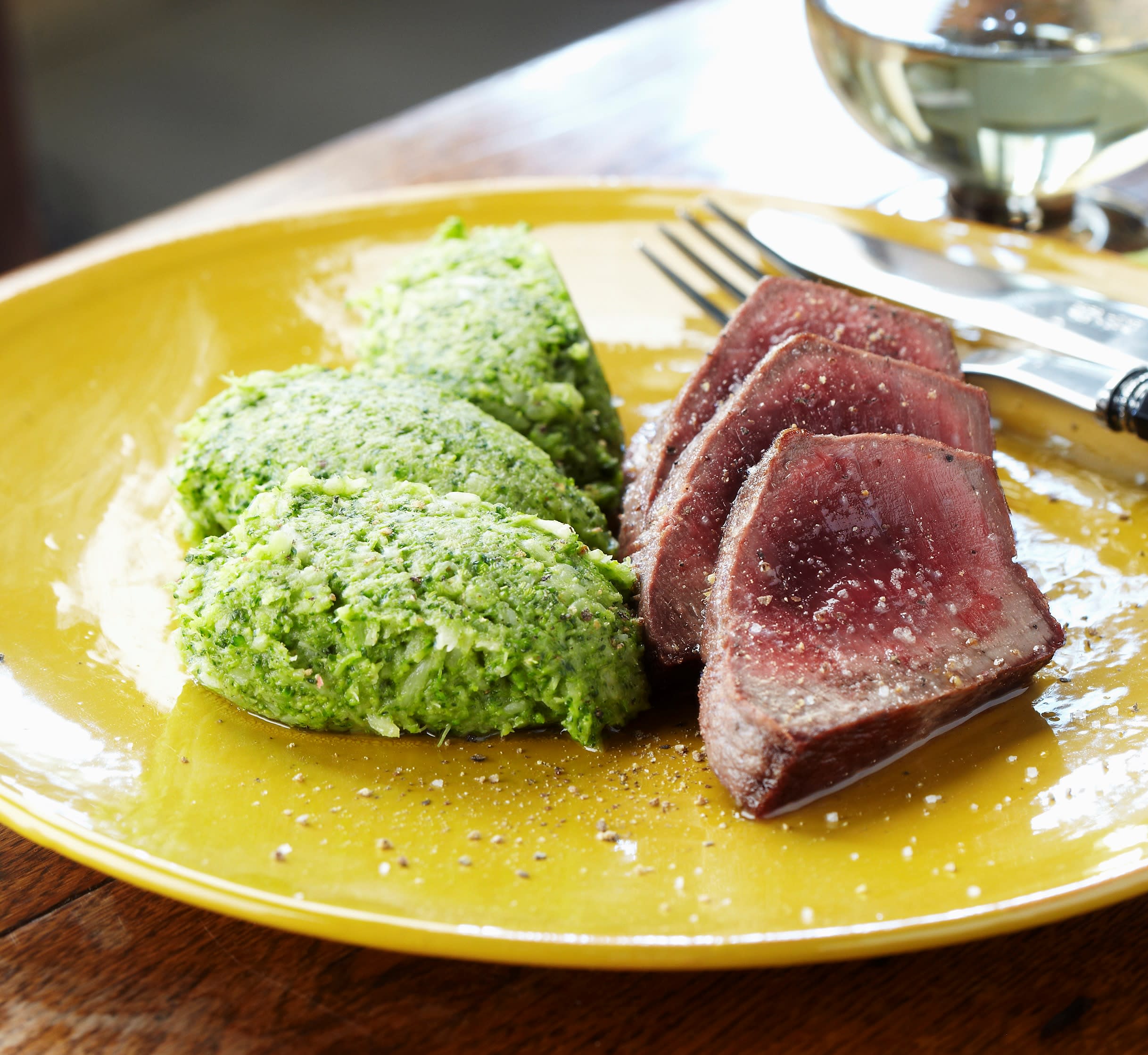 Foto van Pascale Naessens' Steak met broccoli door WW